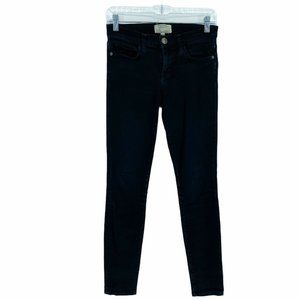 Current Elliott Jeans 25 Black Ankle Skinny Denim